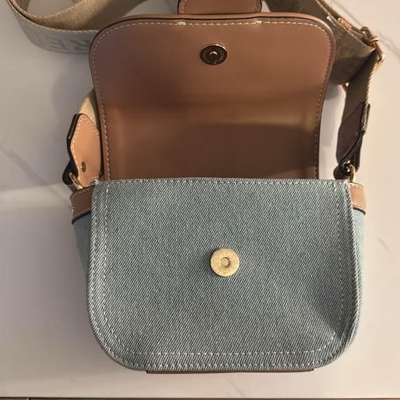 True Religion Horseshoe Denim Mini Bag - Picture 2 of 6
